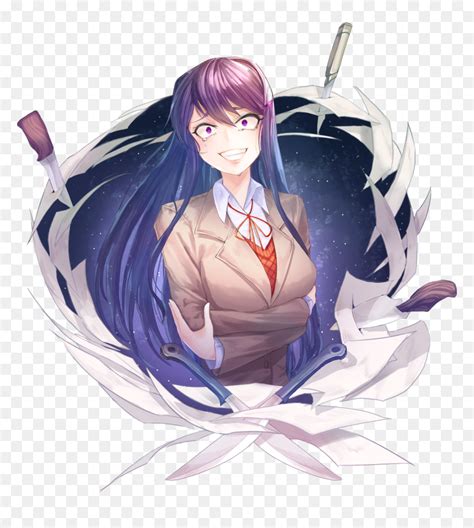 Ddlc Yuri Rule 34, HD Png Download - vhv