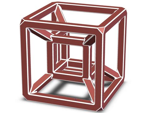 SQ Tesseract Hypercube 3D model 3D printable | CGTrader