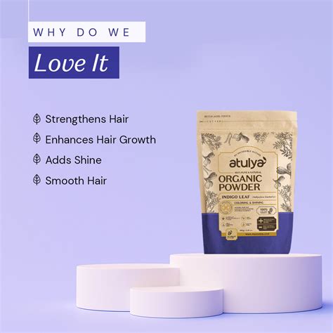 Buy atulya Indigo Organic Powder-100% Pure & Natural Online