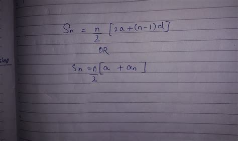 write the formula to find the sum of first n natural numbers - Brainly.in