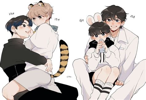 Пин от пользователя Lorena Ross на доске Kookv️‍ | Рисунки, Милые рисунки, Фан арт