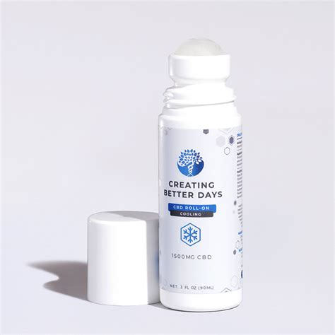 Creating Better Days - Cooling CBD Roll-on - 1500mg | Hemp Living USA