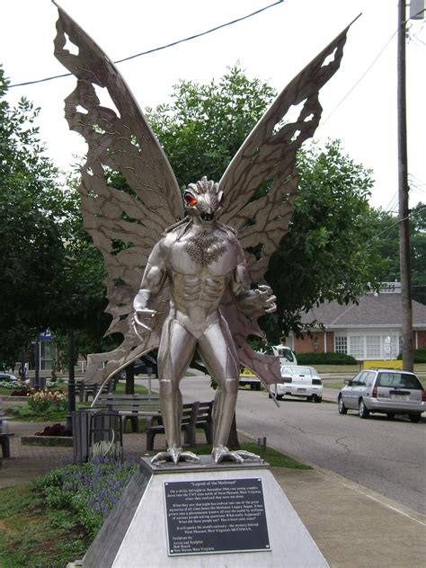 Mothman Statue by Sneas on DeviantArt