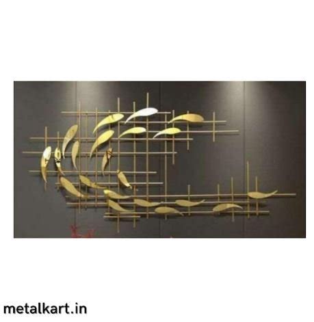 Metallic Pisces Rhapsody Wall Art (60 x 28 Inches) - Punam Metalcrafts