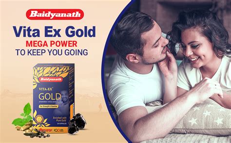 Baidyanath Vita ex Gold Strength & Stamina Capsules