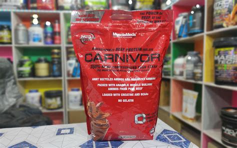 MuscleMeds Carnivor Protein Isolate Powder, Chocolate 8 Lbs, 3.63 Kg ...