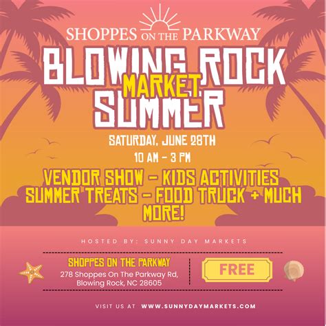 Blowing Rock Summer Market (June 28th) - Eventeny