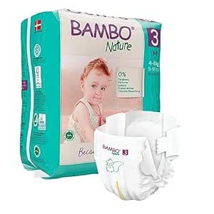 Bambo Nature Premium Baby Diapers - Medium Size, 28 Count, for Infant ...