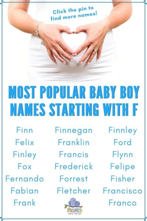 Baby Boy Names That Start with F