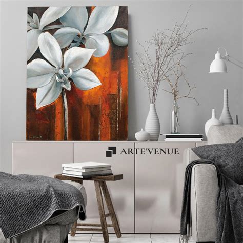 Buy Framed Wall Art Painting Titled: WHITE ORCHID II | Licensed Art ...