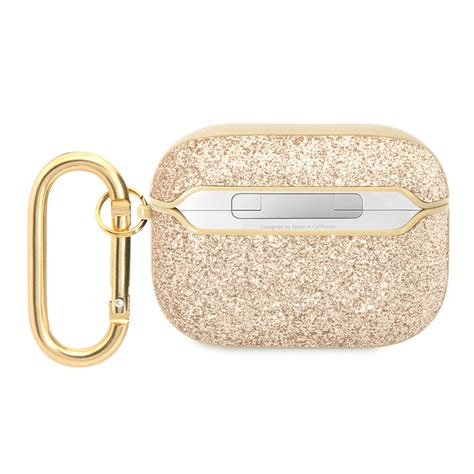 Maska(futrola) Guess za Airpods Pro PU Glitter Flake zlatna (GUAPHGGSHD ...
