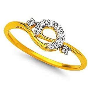 Kiara Women's American Diamond Fancy Shape Daily Wear Diamond Ring-14# ...