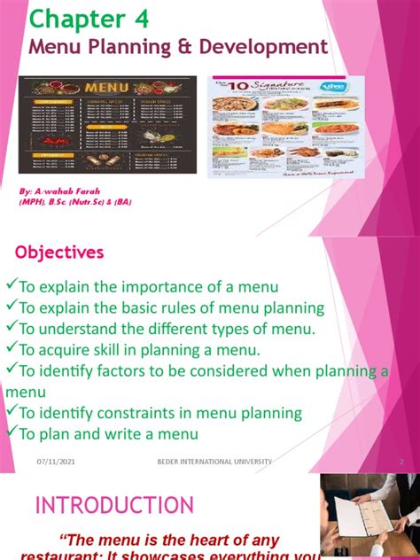 Types of Menu Planning 的图像结果