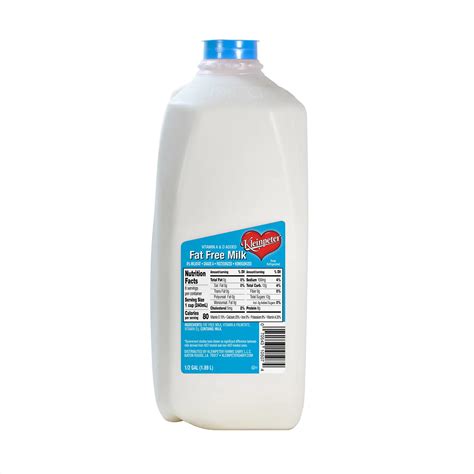 Fat Free Milk - Half Gallon - Kleinpeter Farms Dairy - Milk - Dairy ...