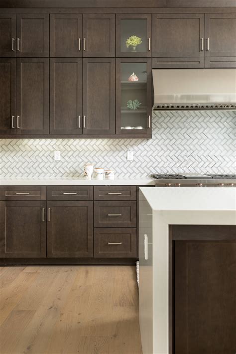 54+ Backsplash for Brown Kitchen Cabinets ( TRENDY ) - Backsplashes