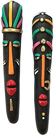 Buy NEW LIFE Terracotta Wall Hanging African Jumbo Home Decorative Mask ...