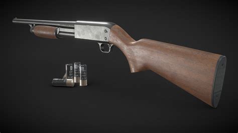 Ithaca Model 37 "Riot" Shotgun - Download Free 3D model by 8sianDude ...