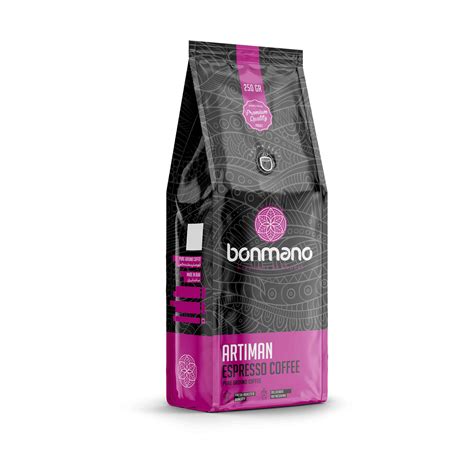 Bonmano Pure Ground Espresso Coffee Model Manuka 250 gr - ShopiPersia
