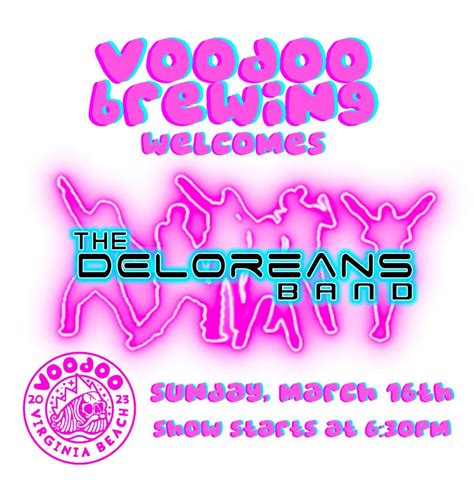 ☘️St. Patty’s Party with The Deloreans at Voodoo Brewing!☘️, 300 ...