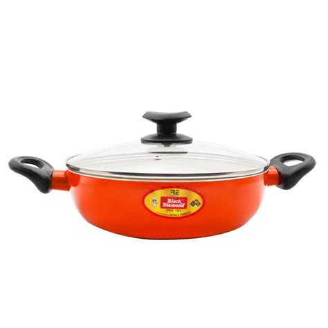 Buy Black Diamond 3 Liters Kadhai Induction Base - Ceramic Kadhai with ...