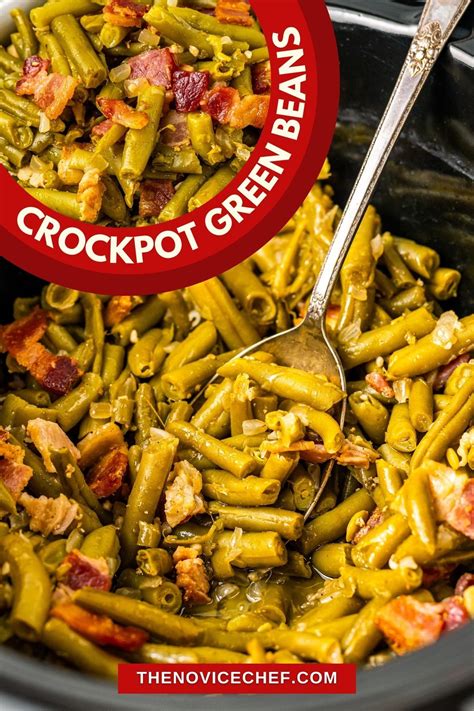 This easy Crock Pot Green Beans recipe is an easy vegetable side dish ...