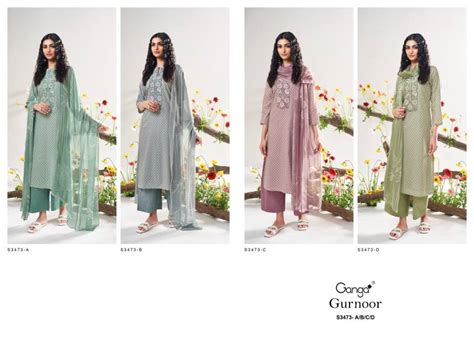 Ganga Gurnoor Cotton Printed Salwar Suit Collection