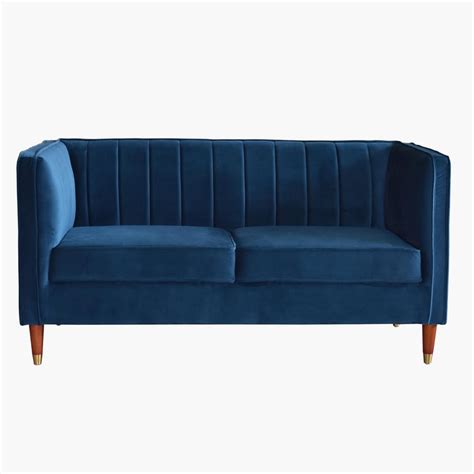 Buy Kelly Fabric 2-Seater Sofa - Teal from Home Centre at just INR 71950.0