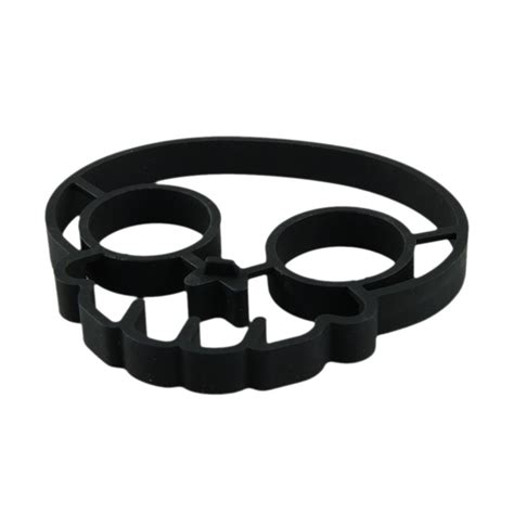 Outtop Silicone Egg Mold Ring [Black Skull] Shaper Egg Ring Cooking ...