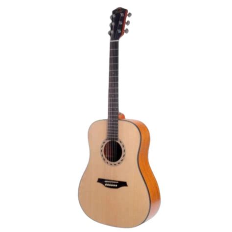 Buy Bromo BAB1 Blanc Series Dreadnought 6 String Acoustic Guitar Online ...