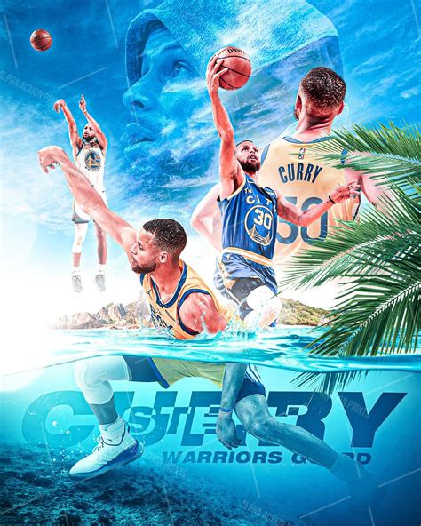Steph Curry Poster Steph Curry Canvas Golden State Warriors - Etsy