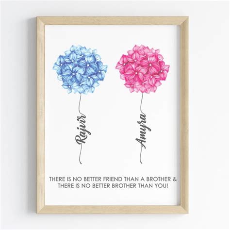 'Better Together' Floral Personalised Wall Art (Framed) – My Kids Wall