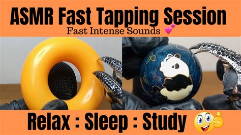 ASMR FAST & ROUGH TAPPING SESSION | SOUNDS To Relax Sleep Study [No Talking] #T015 | Asmr ...