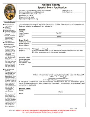 Osceola County Permit Center - Fill and Sign Printable Template Online