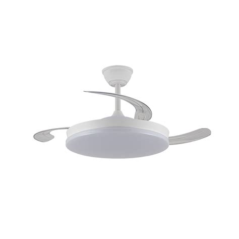 Milky M Eco LED Ceiling Fan 45W 4400Lm CCT Folding Blades - CristalRecord