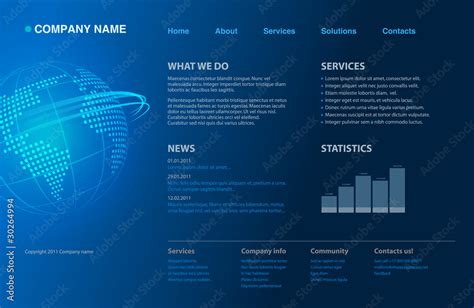 Dark Blue Web Design 的图像结果