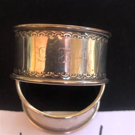Lot of 2 Sterling Napkin rings | EstateSales.org