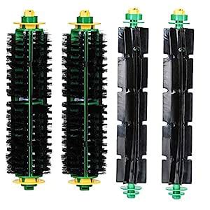 HIFROM Replacement Bristle Brush and Flexible Beater Brush for iRobot ...