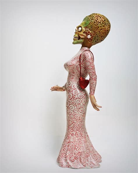 Martian Girl - Mars Attacks! #marsattacks #lucavandort #sculpture | Mars attacks, The martian ...