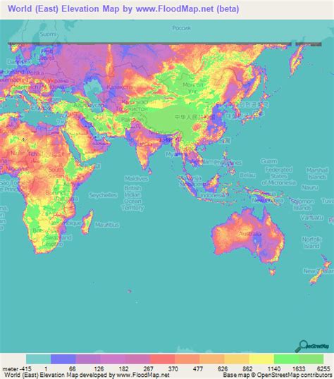 3D Elevation World Map 的图像结果