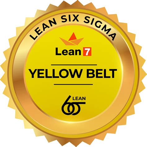 Lean Six Sigma Yellow Belt Certification Certified Lean Six Sigma
