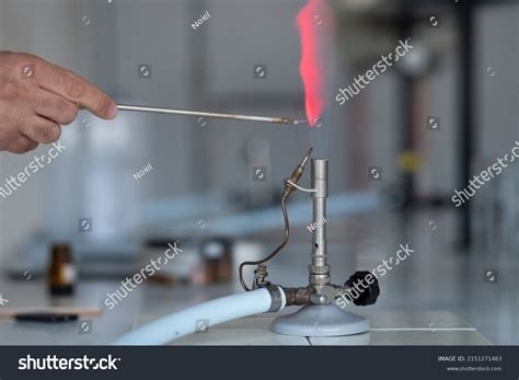 Flame Test Lab Lithium