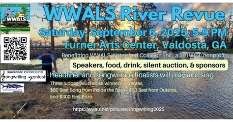 WWALS River Revue with Suwannee Riverkeeper Songwriting Contest, Turner ...