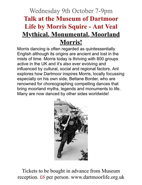 Mythical, Monumental, Moorland Morris , Museum Courtyard, 3 West St ...