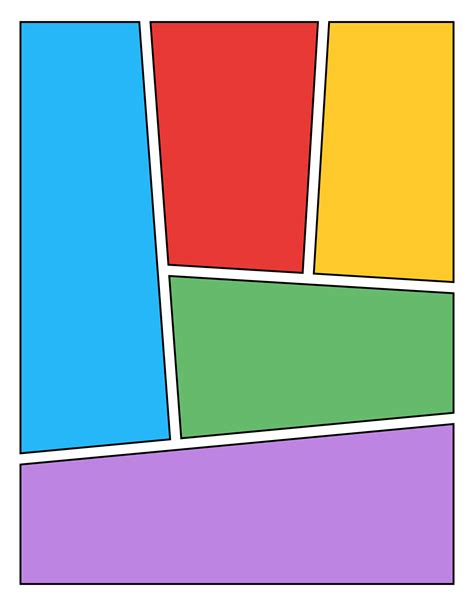 Comic Book Panel Template