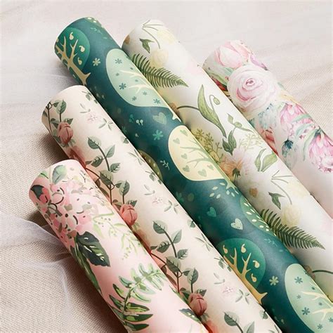 SATYAM KRAFT 5 Pcs Korean Wrapping paper for gift packing | gift sheets ...