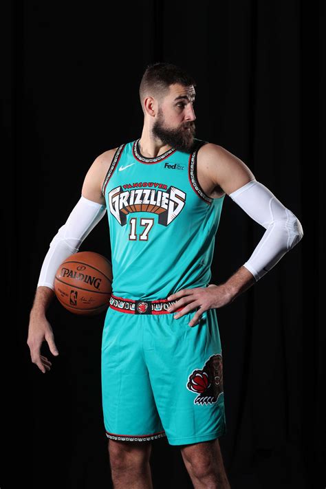 Vancouver Grizzlies 25th Anniversary Throwback Jerseys - Media Day ...