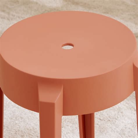 Buy Chesley Polypropylene Stool - Orange from Home Centre at just INR ...