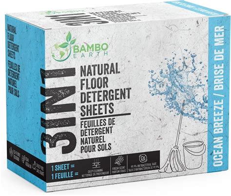 HYKE 30 Pcs All Natural Floor Cleaner Sheets - And Dissolvable ...