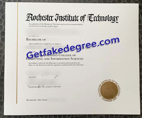 Where to Get Fake Rochester Institute of Technology Diploma? - Buy Fake ...
