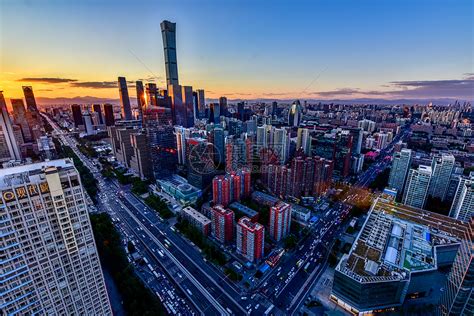 中国北京CBD高楼建筑群晴天风光延时摄影视频素材_ID:VCG2219435220-VCG.COM